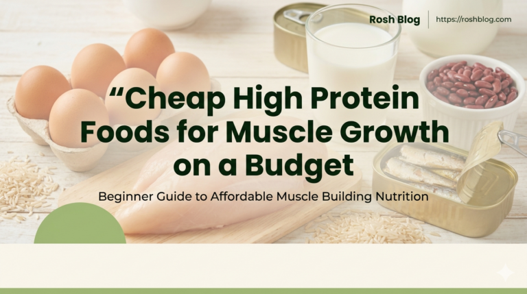 Cheap High Protein Foods for Muscle Growth on a Budget (Beginner Guide)