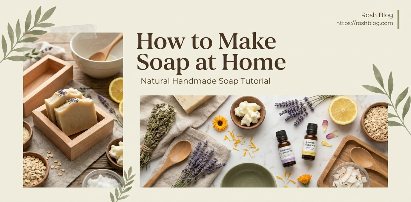 How to make soap at home