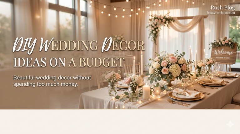 DIY Wedding Decoration Ideas on a Budget